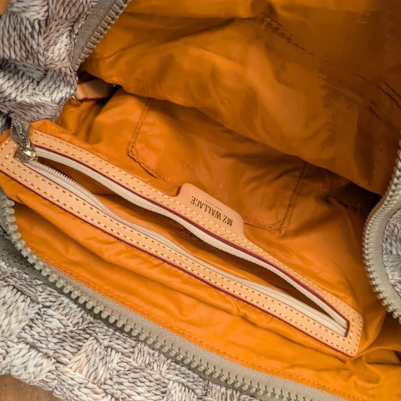 Gray Quilted Tote Bag - Picture 7 of 10